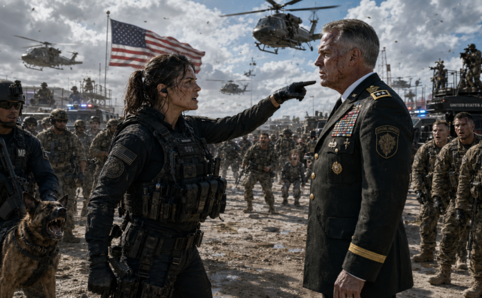 A Decorated Navy SEAL General Slapped Me Across the Face in a Packed Norfolk Bar Because He Thought I Was Just Another Civilian Breaking the Rules With an “Aggressive” Dog Under My Table — But the Moment My German Shepherd Locked Onto His Wrist Without Drawing Blood, I Watched a Three-Star War Hero Turn Pale… Because Cerberus Was the Last Living Witness to What Really Happened to Bravo 7 Eight Years Ago