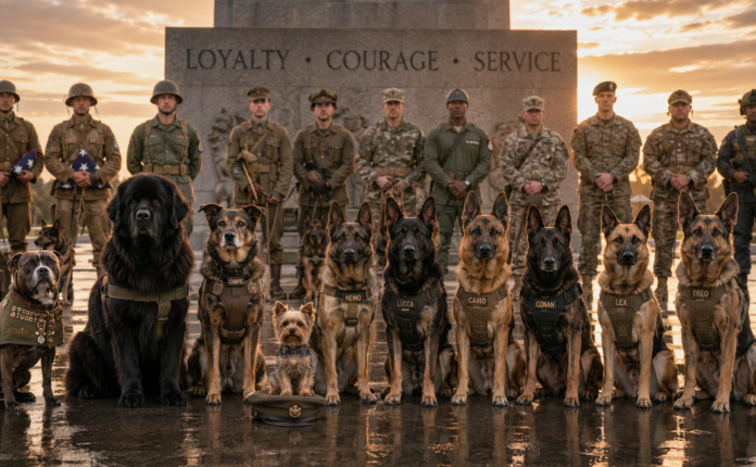 The Silent Soldiers: 10 Military Dogs Whose Loyalty Changed History