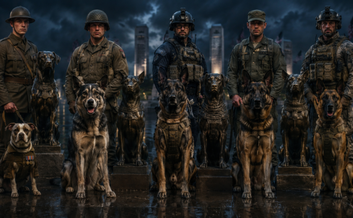 The Secret Protectors: The K-9 Heroes Who Carried Courage Through History
