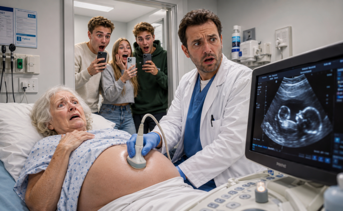 At 66, She Walked Into the Doctor’s Office With Diapers and Said She Was Pregnant — But the Ultrasound Exposed What Her Children Were Really Planning