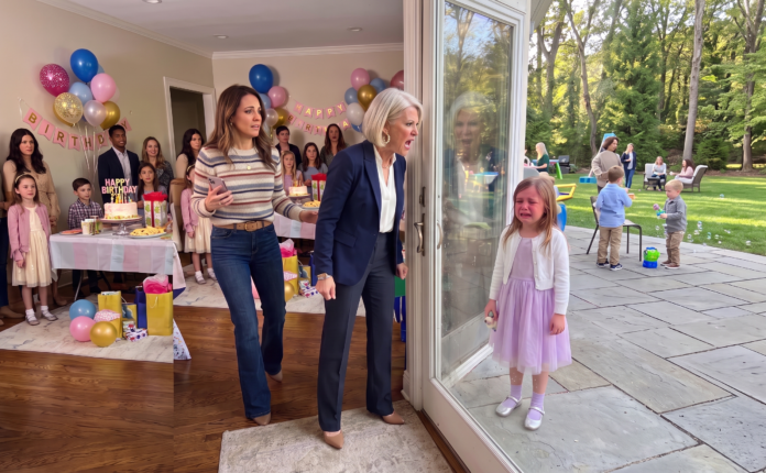 My Mother-In-Law Forced My 7-Year-Old Daughter To Stand Outside Her Cousin’s Birthday Party For Six Hours, Then Looked At Her And Said, “This Party Is Not For Cheaters’ Kids.” I Stayed Calm, Recorded Every Word, And Before Midnight, Her Perfect Family Was Falling Apart. My Mother-In-Law Forced My 7-Year-Old Daughter To Stand Outside Her Cousin’s Birthday Party For Six Hours, Then Looked At Her And Said, “This Party Is Not For Cheaters’ Kids.” I Stayed Calm, Recorded Every Word, And Before Midnight, Her Perfect Family Was Falling Apart.